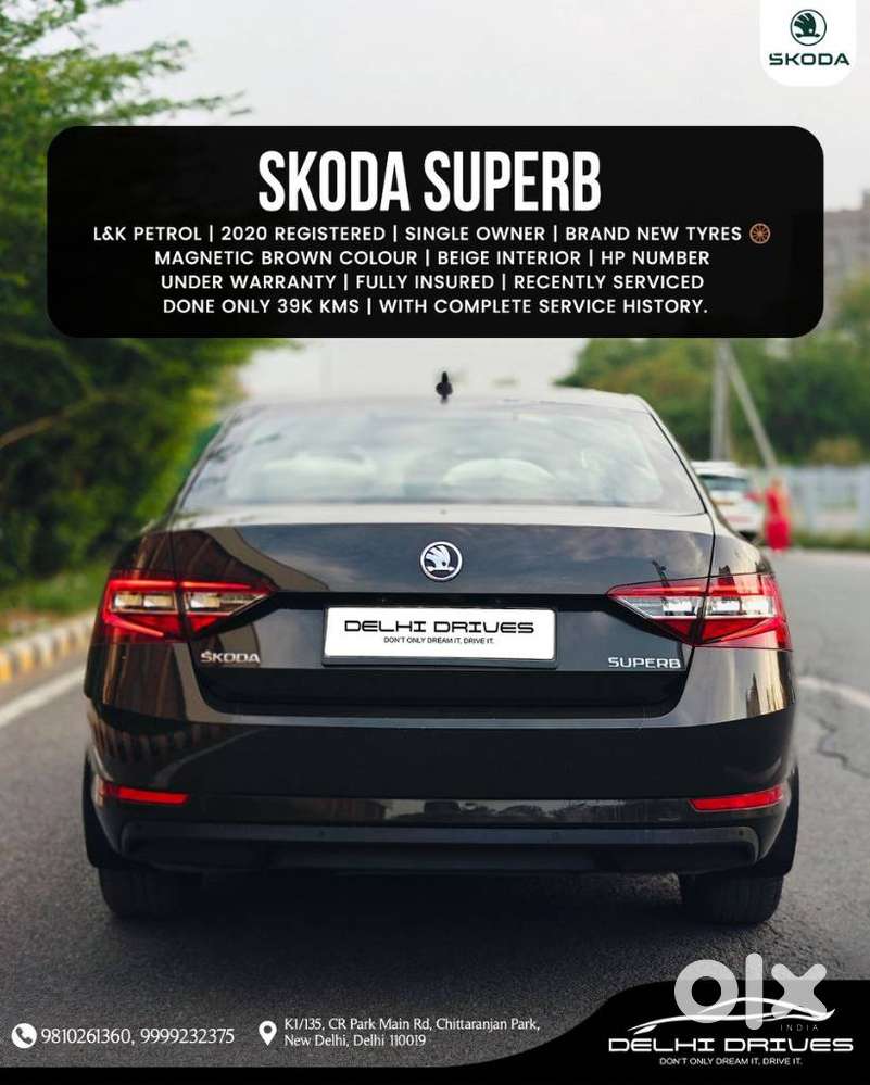 Skoda Superb Laurin And Klement 1.8, 2020, Petrol