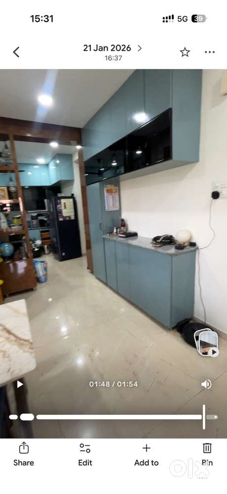 3BHK-Semi Furnished-1536sft