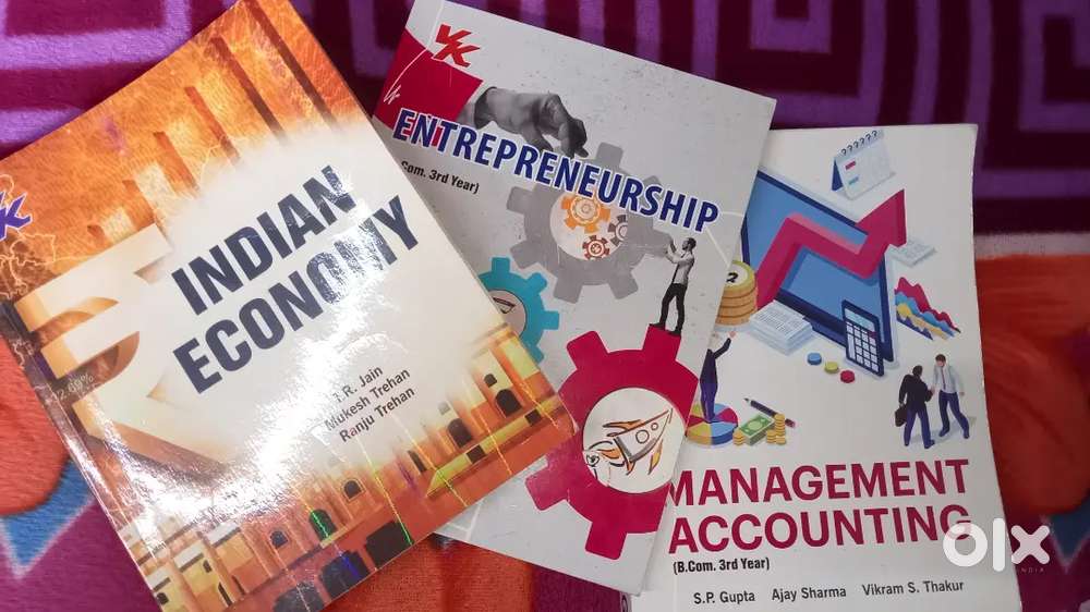 HPU BCom books 2025-26 edition in good condition.