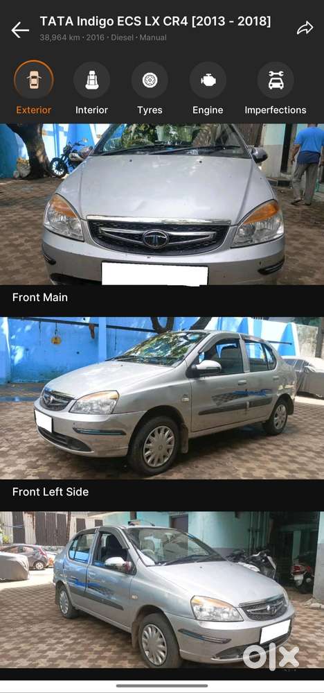 Tata Indigo , Silver