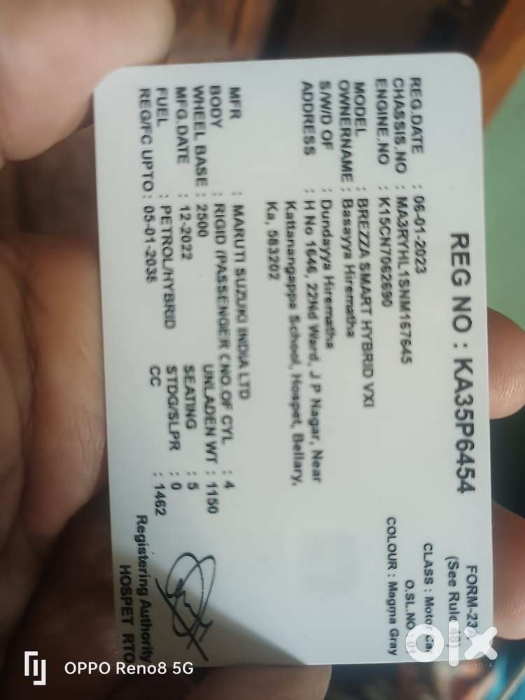 Maruti Suzuki Brezza 1.5 Vxi Smart Hybrid, 2023, Petrol