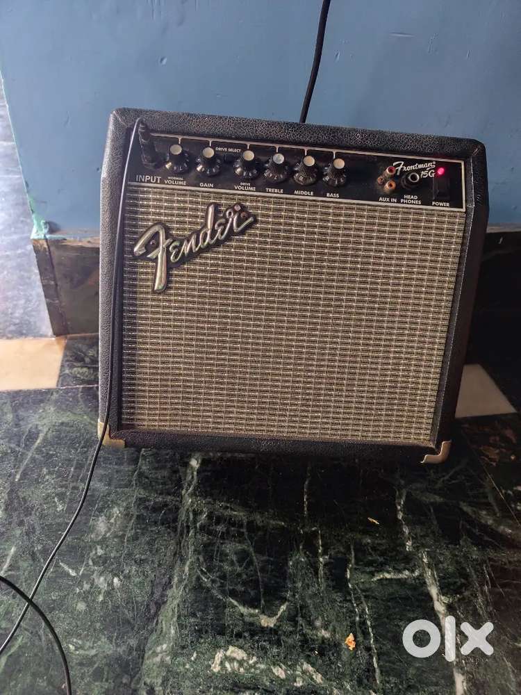 Sparingly used speaker where in you can connect guitar, keyboard, Aux