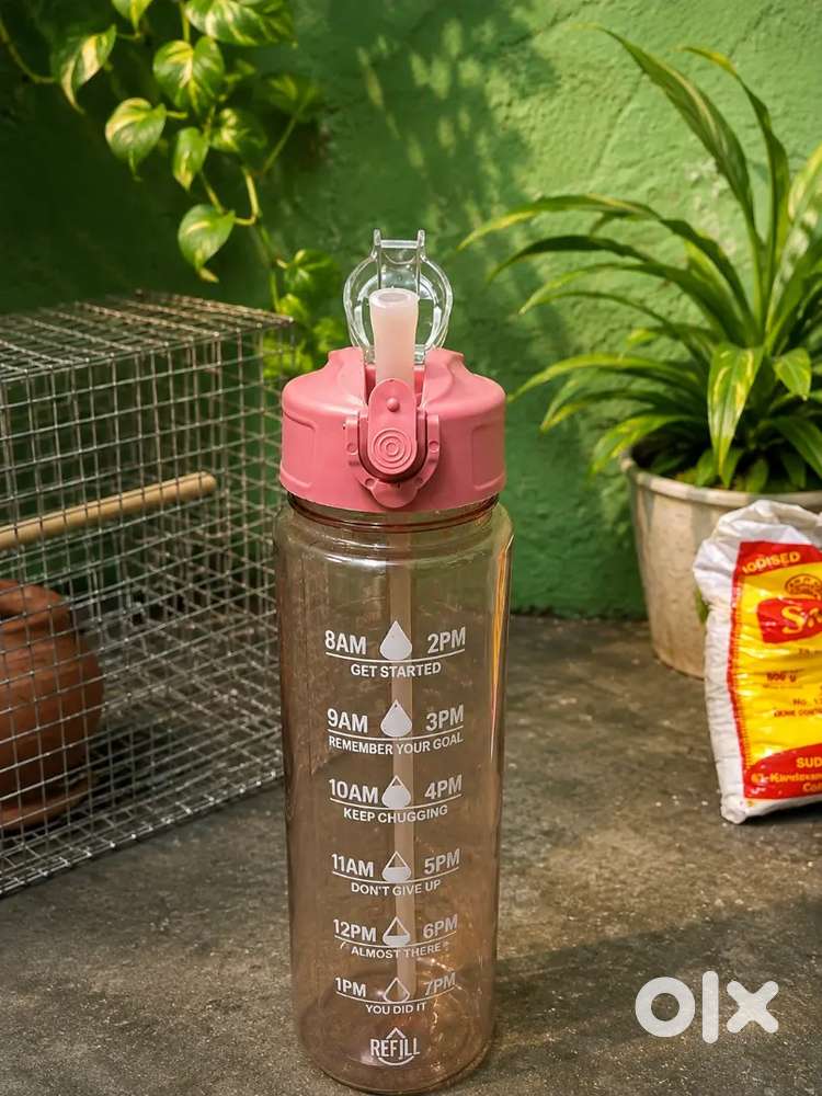 Water bottle 1litter capacity motivational