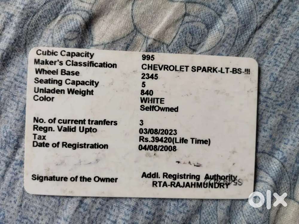 Chevrolet Spark 2008 Petrol Well Maintained