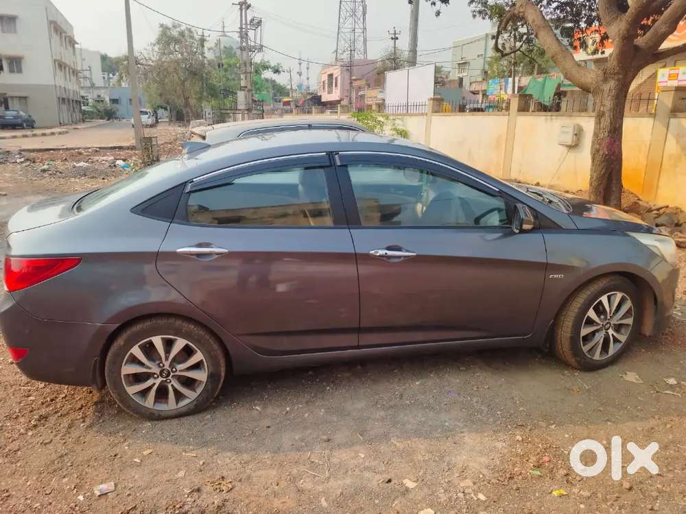 Hyundai Verna Fluidic Car,very Good Condition Car, Top Most Model