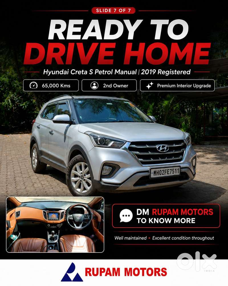 Hyundai Creta 1.6 Vtvt S, 2019, Petrol
