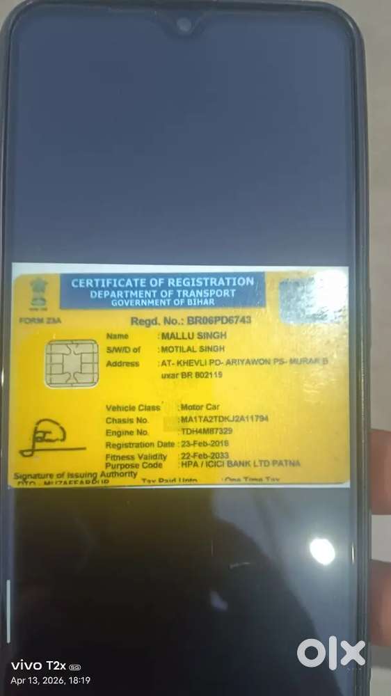 Mahindra Scorpio 2018 Diesel 75540 Km Driven