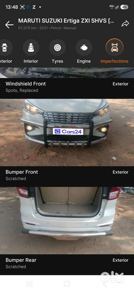 2021 Maruti Ertiga Petrol Year