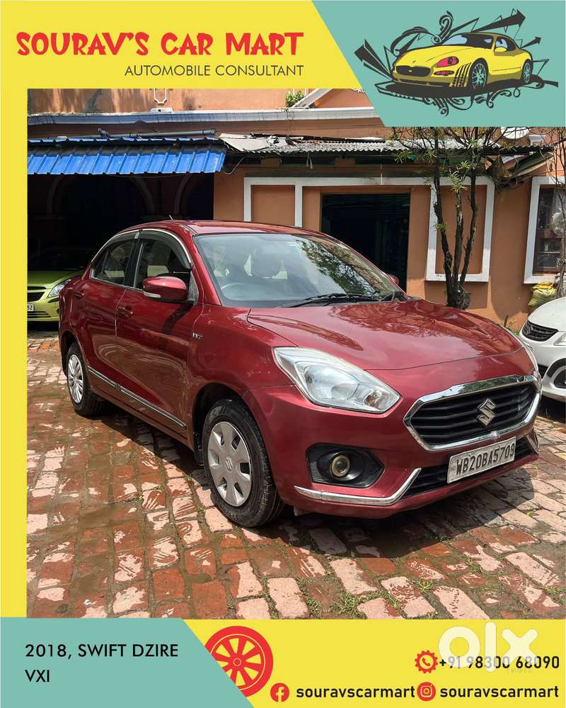 Maruti Suzuki Swift Dzire 1.2 Vxi Bsiv, 2018, Petrol
