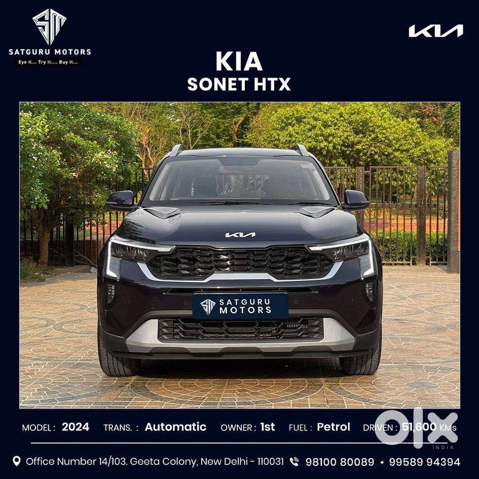 Kia Sonet 1.0 Htx Dct Anniversary Edition, 2024, Petrol