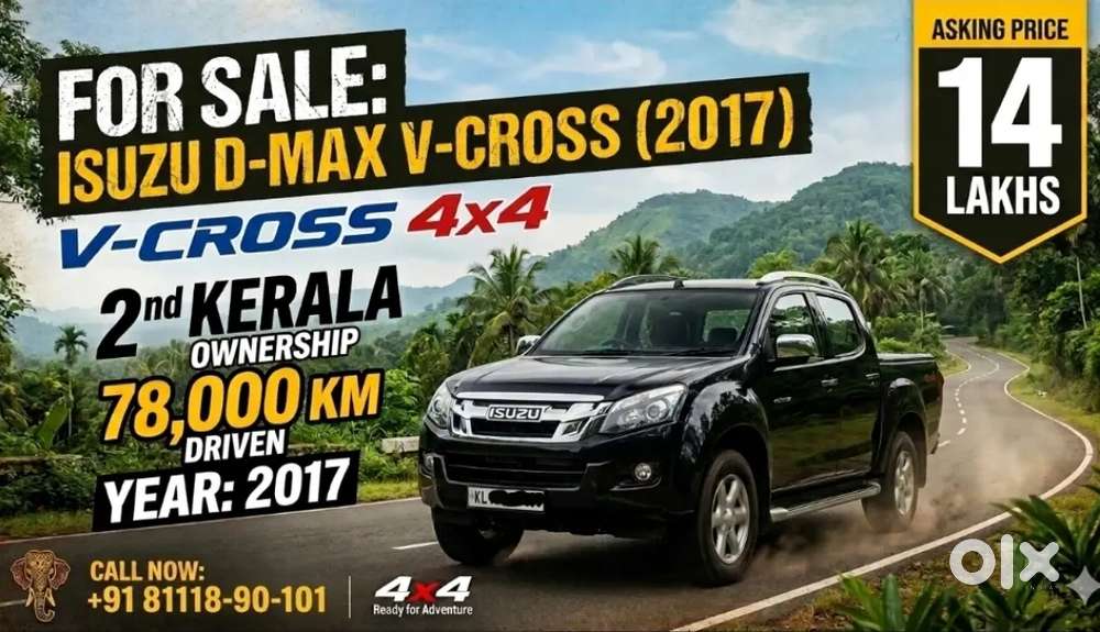 Isuzu V-cross 2017 Diesel 78000 Km Driven