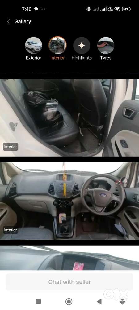 Excellent Condition 1.5 L Diesel Eco Sport Trend Plus Variant