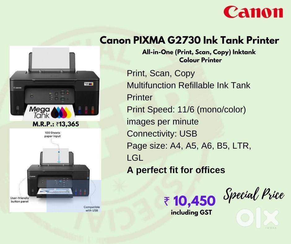 Canon color megatank printer @10450 packed piece