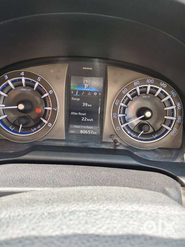 Toyota Innova Crysta Top Model 2021 Single Owner Excellent Condition