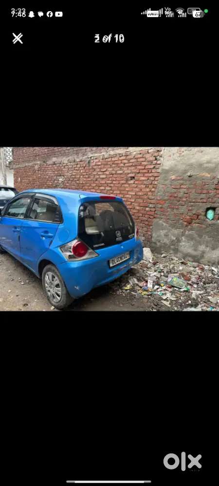 Honda Brio 2012 Petrol 74000 Km Driven Cng Fitted