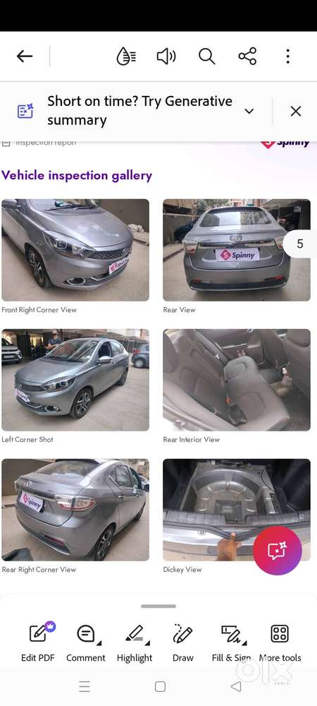 Automatic Petrol Tata Sedan