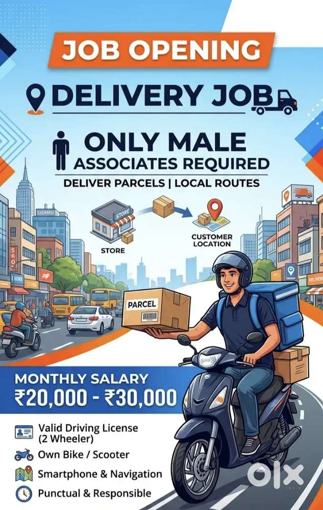 Wanted Delivery Boy - Bhubaneswar