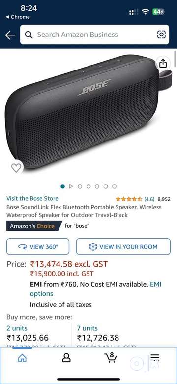 Bose SoundLink Flex Bluetooth Speaker Wateproof Wireless New