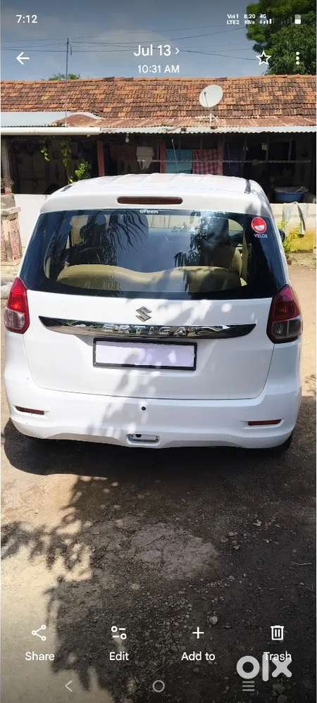 2016 Maruti Ertiga Vxi Cng Edition Full Body Colour,new Seat Cover