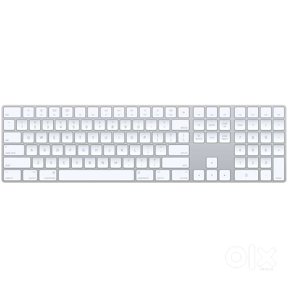 Apple Magic Keyboard with Numeric Keypad: Bluetooth, Rechargeable. Wor