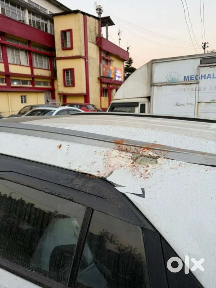 Creta Petrol 2018 Top Model In Accident Condition For Sale