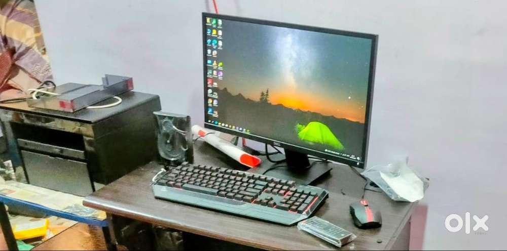 Intel i7 10th Gen GTX 1650 16GB RAM Dell Monitor Canon Printer