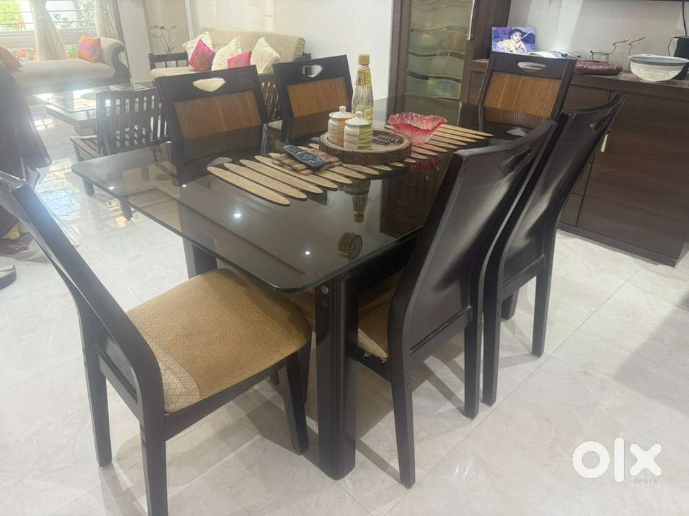 6 chair dining table