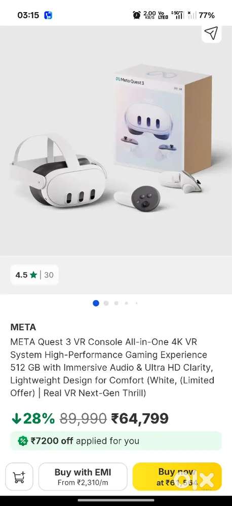 META QUEST 3 512 GB