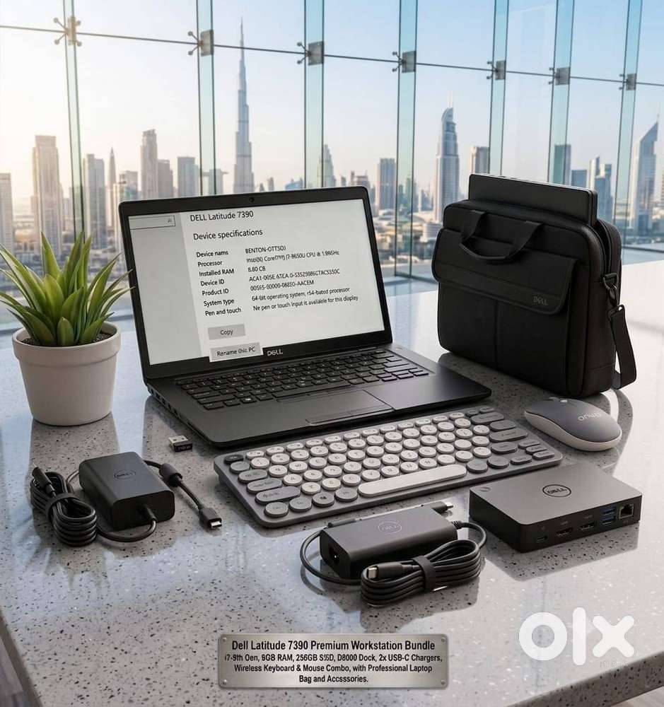Dell Latitude 7490 – Complete Refurbished Business Laptop Combo