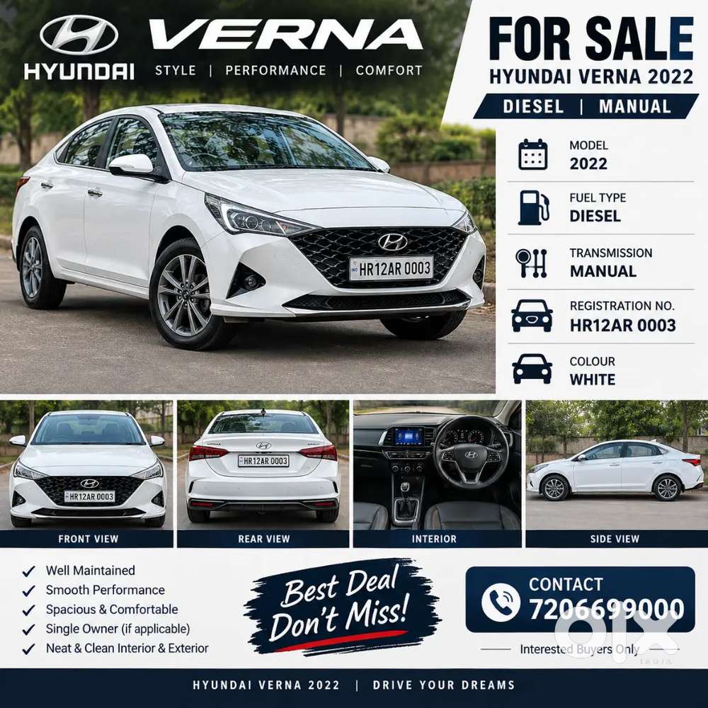 Hyundai Verna 1.6 Crdi 2022