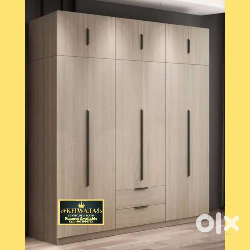 Khwaja Furniture. Super luxury wardrobe with loft. Bajaj finance avlb Beds & Wardrobes