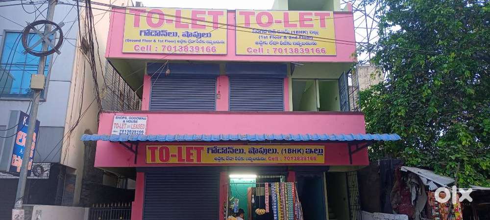 LEASE/ RENT COMMERCIAL SPACES, GODOWNS, SHOPS, 1BHK HOUSE & PENTHOUSE