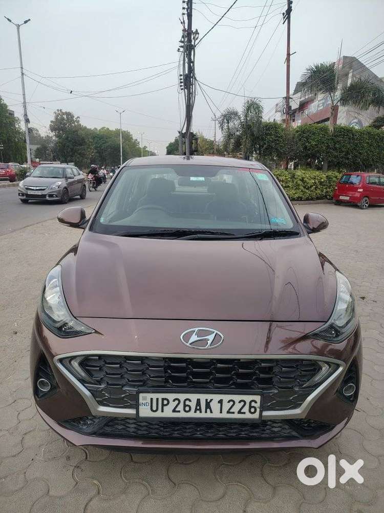 Hyundai Aura Sx (o) Manual, 2021, Petrol