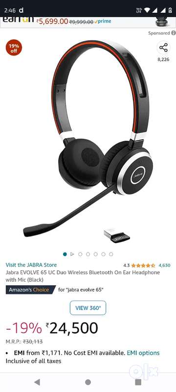 Jabra evolve discount 40 usb headset