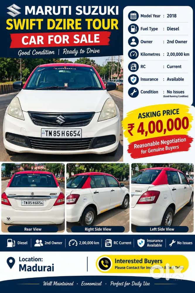 Maruti Suzuki Dzire Diesel Manual 2018