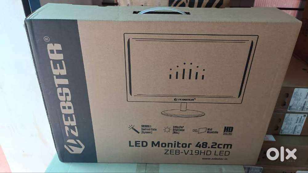 ZEBRONICS 19 INCH LED ONLY RS 2500 1 YEAR WARRANTY
