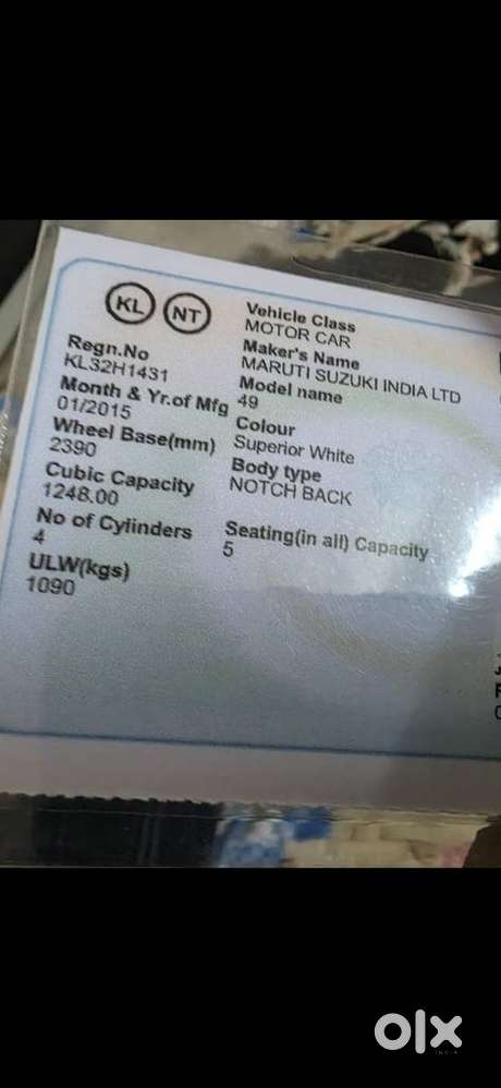 Maruti Suzuki Swift Dzire Ldi, 2015, Diesel