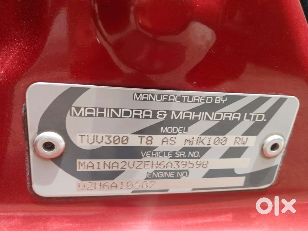 Mahindra Tuv 300 T8 Amt (automatic), 2017, Diesel