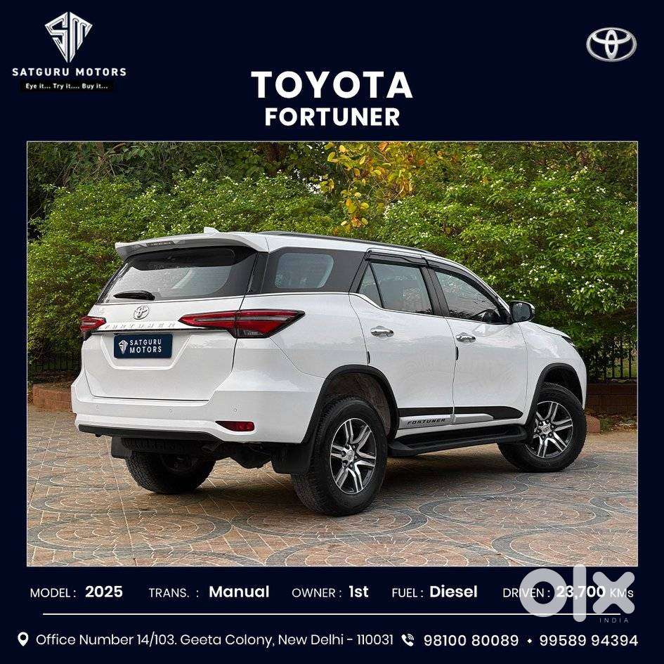 Toyota Fortuner 4x2 Mt 2.8 Diesel, 2025, Diesel