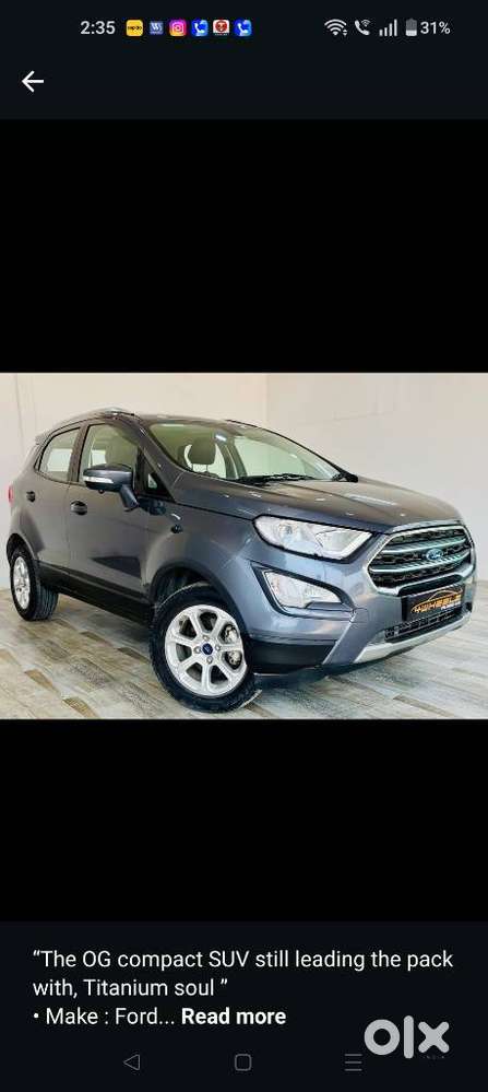 Ford Ecosport 1.5 Petrol Titanium Plus At, 2019, Petrol