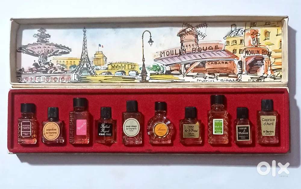 【アンティーク】Grands Parfums de France Les Grand Parfums de France, vintage box of minatures