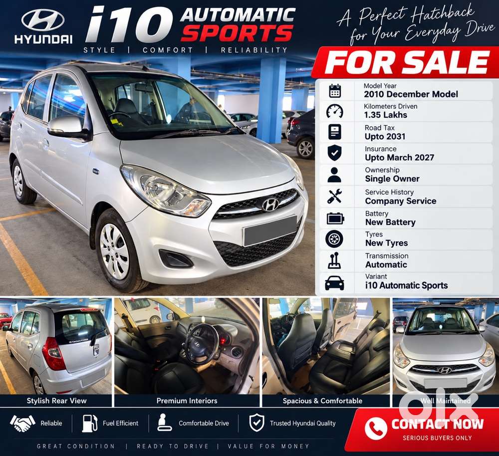 Hyundai I10 2010 Petrol Automatic