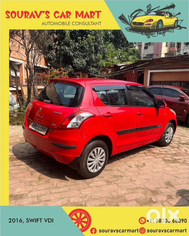 Maruti Suzuki Swift Vdi Bs Iv, 2016, Diesel