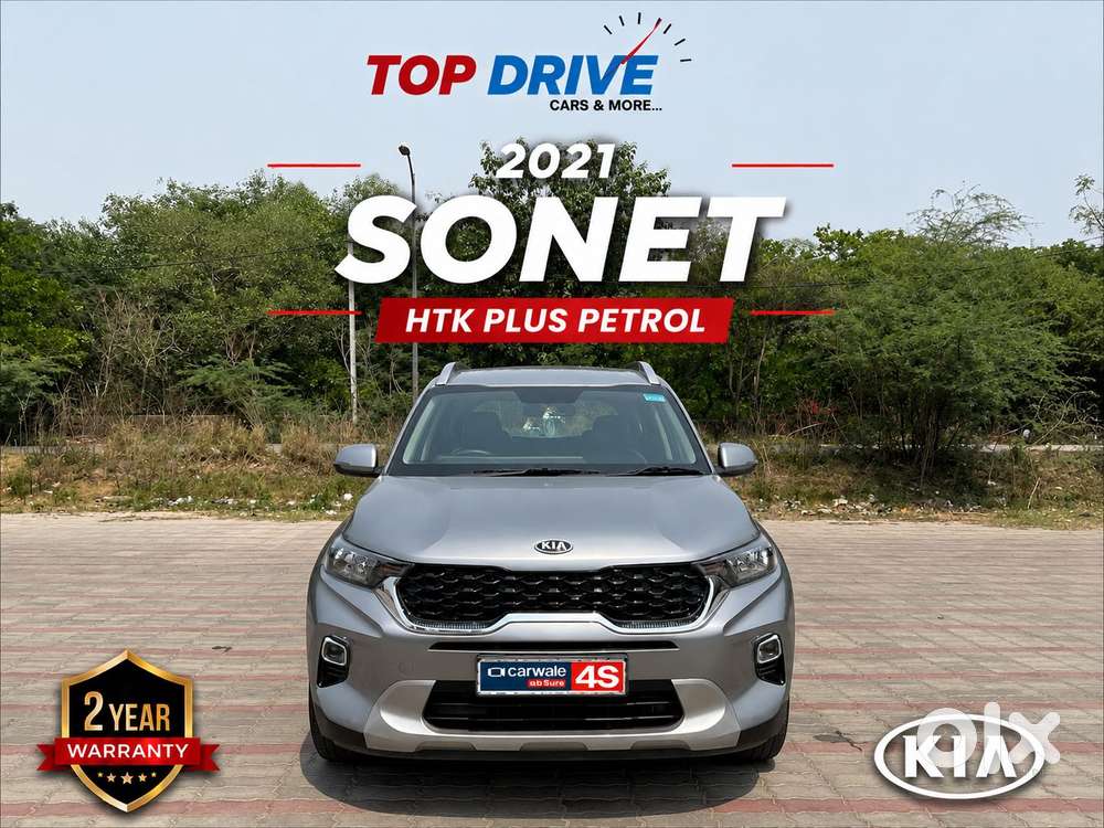 Kia Sonet Htk Plus, 2021, Petrol