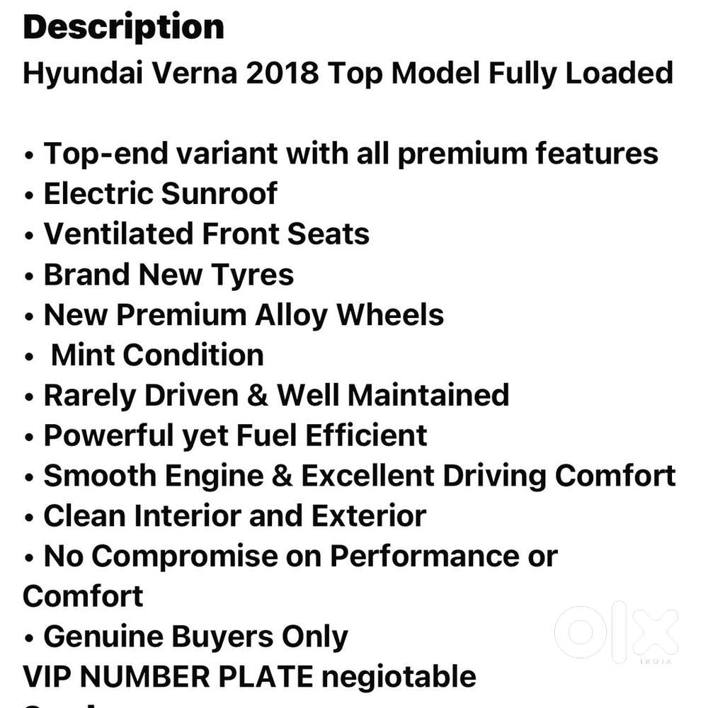 Hyundai Verna 2018