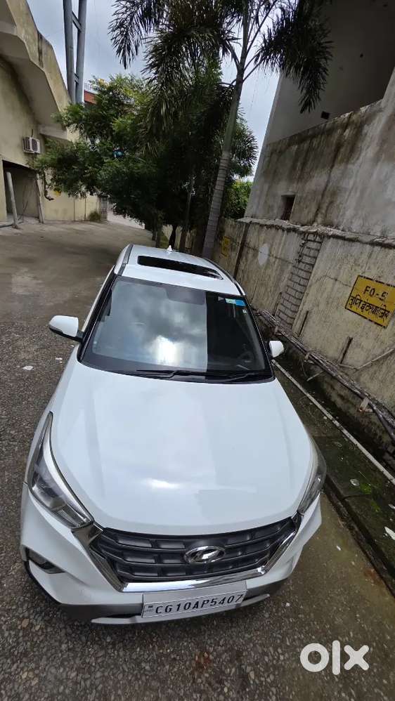 Hyundai Creta 2018, White , Diesel , Manual , Top Model , Sunroof
