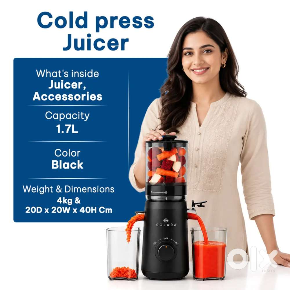 Solara Cold Pressed Juicer Brand new
