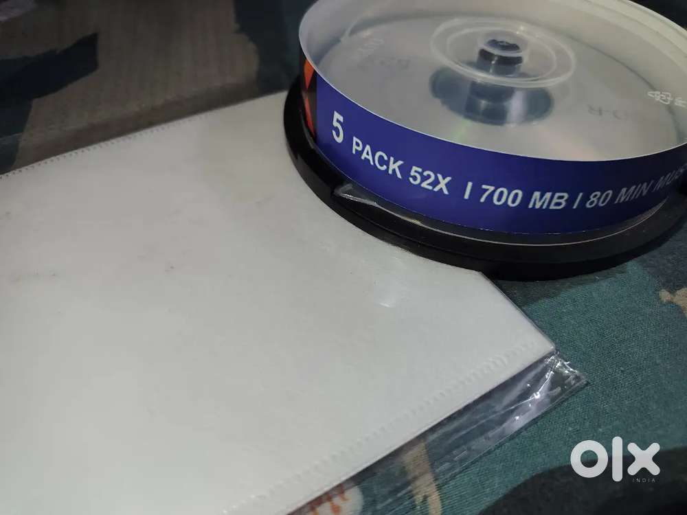 Writex CD-R 52X Blank CDs &ndash; New Pack of 5