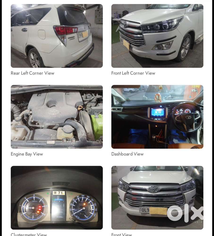 Toyota Innova Crysta 2016 Diesel 65400 Km Driven ,well Maintained,