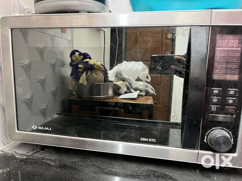 Microwave Oven 2504 Etc Silver Grey (Urgent Sale)